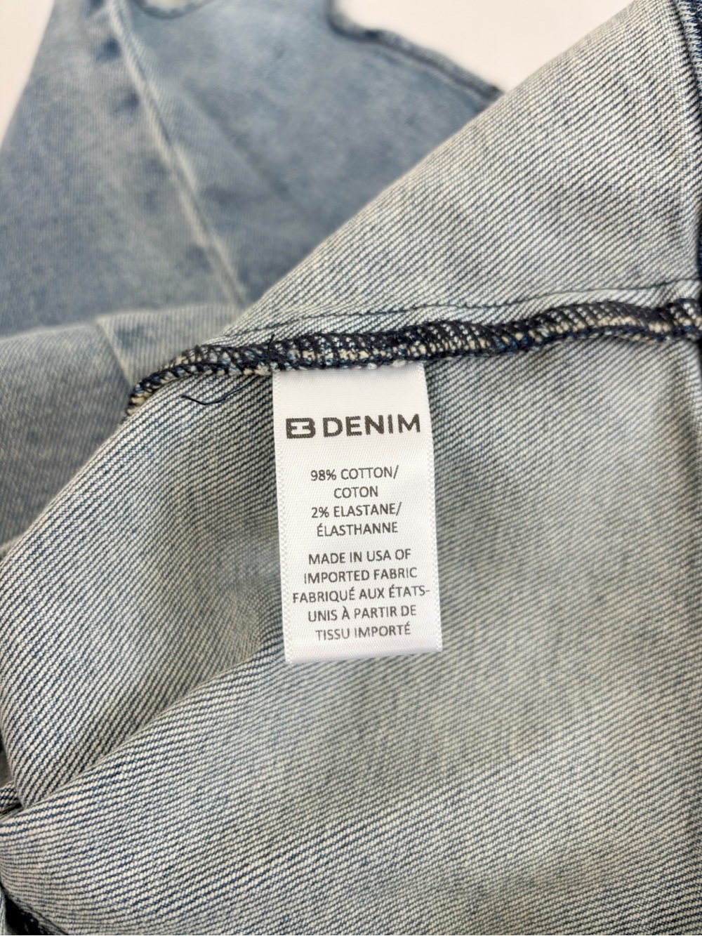 Flaw EB DENIM Devan Denim Mini Dress Size XS - Picture 7 of 11